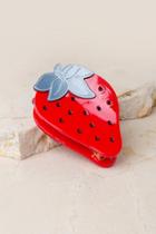 Francesca's Strawberry Claw Clip - Red