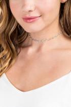 Francesca's Darcy Delicate Choker - Turquoise
