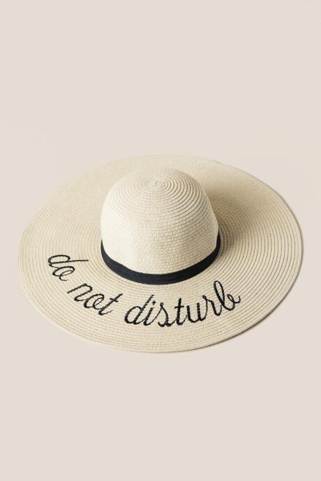 Francescas Do Not Disturb Floppy Hat - Natural
