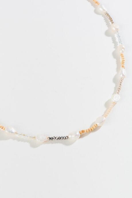 Francesca's Janae Pearl Station Necklace - Ivory