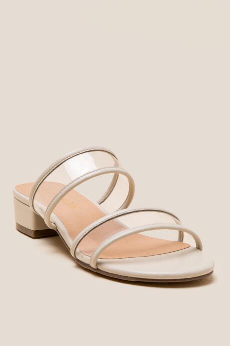 Francesca's Raquel Double Band Sandal - Natural