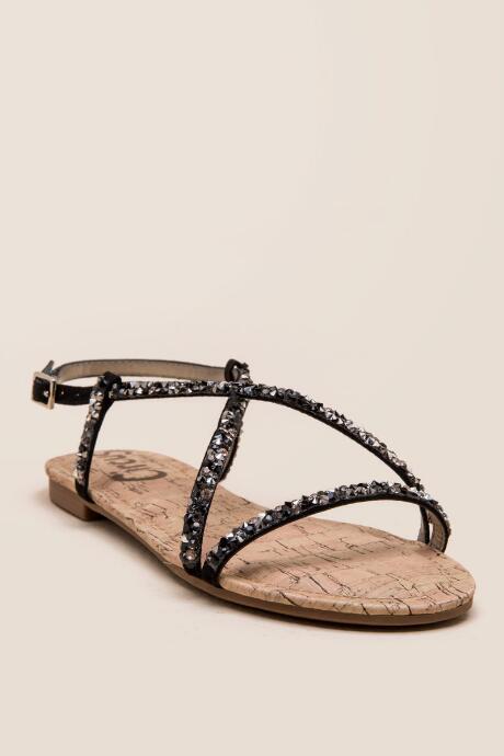 Circus By Sam Edelman Hilary Embellished Sandal - Black