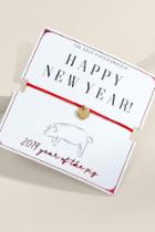 Francesca's Year Of The Pig Self Pull Bracelet - Red