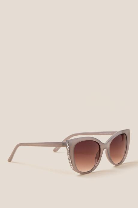 Francesca's Orleans Cat Eye Sunglasses - Gray