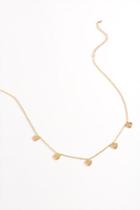 Francesca's Lia Heart Pendant Necklace - Gold