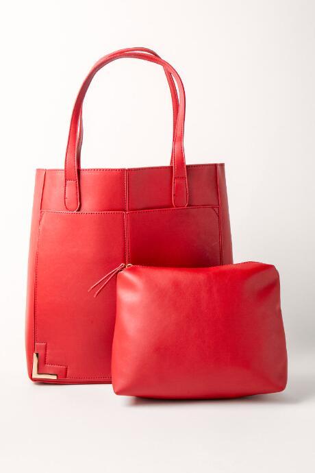 Francesca's Leela Tote - Red