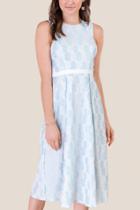 Francesca's Tinsley Lace Fit And Flare Dress - Ivory