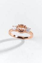 Francesca's Ada Cz Pronged Ring - Rose/gold