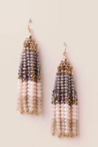 Francesca's Yara Multi Beaded Tassel Earring - Multi