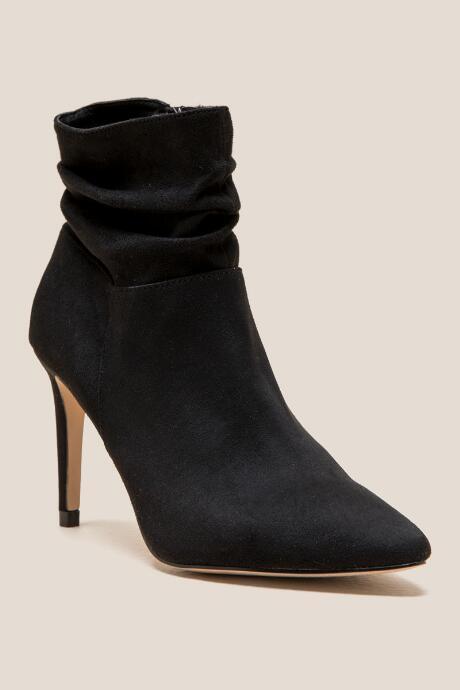Xoxo Taniah Slouchy Ankle Boot - Black