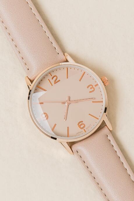 Francesca's Virginia Classic Watch - Blush