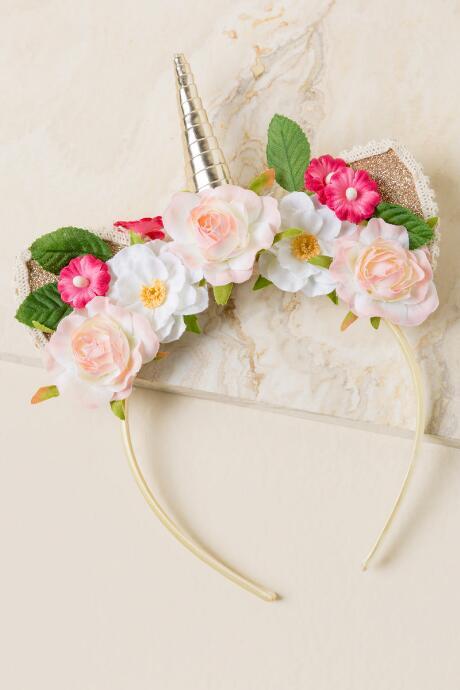 Francesca's Rosa Floral Caticorn - Gold