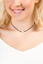 Francesca's Raegan Choker Necklace - Black