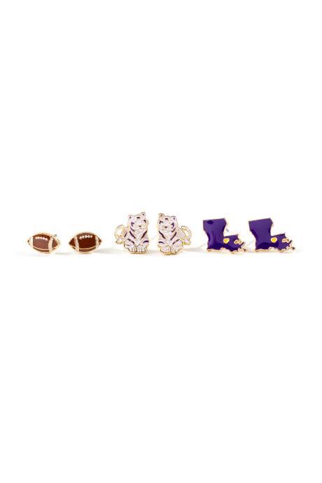 Francesca's Louisiana State University Earrings - Multi