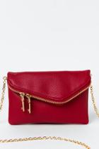 Francesca's Brandi Mini Angled Crossbody - Red