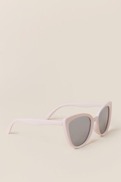 Francesca's Mistral Cat-eye Sunglasses In Blush - Blush