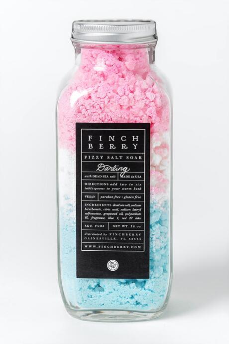 Francesca Inchess Finch Berry Darling Fizzy Salt Soak