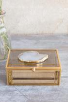 Francesca Inchess Grey Agate Jewelry Box