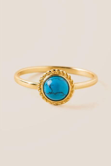 Francesca's Tamia Turquoise Stone Ring - Turquoise