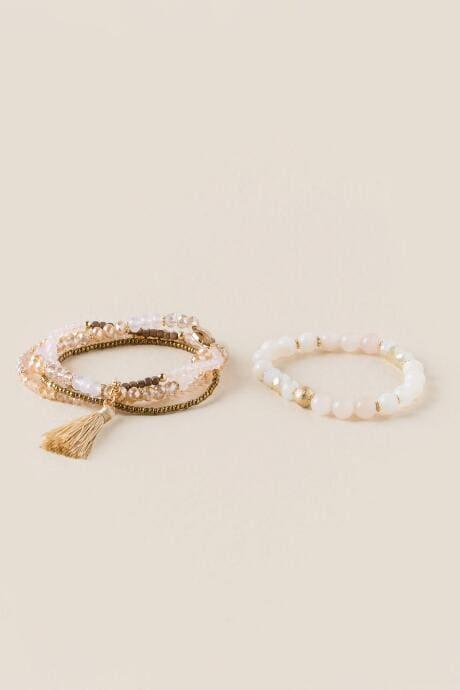 Francesca's Margaret Beaded Bracelet Set - Multi