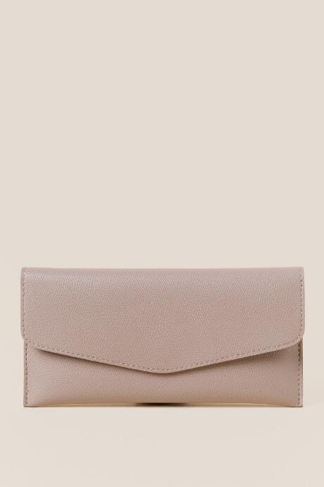 Francesca's Tina Snap Close Wallet - Beige