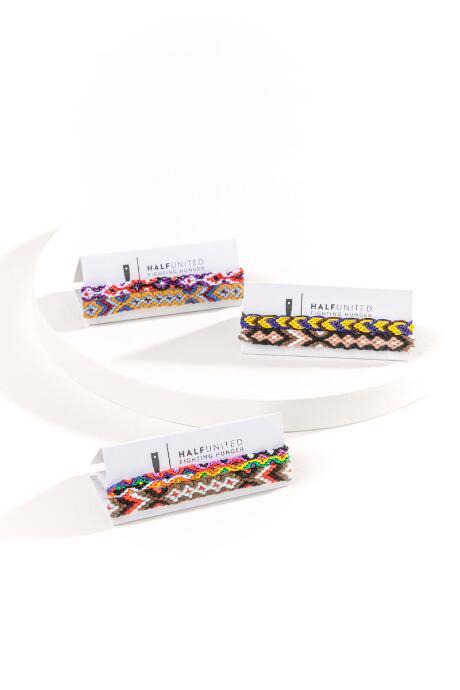 Francesca's Half United Thread Friendship Bracelet Set - Multi