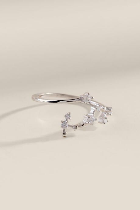 Francesca's Scorpio Sterling Silver Constellation Ring - Silver