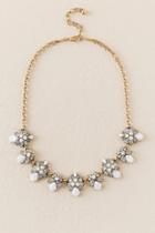 Francesca's Claudia Gray Mini Statement Necklace - Gray