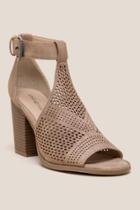 Indigo Rd Priella T-strap Peep Toe Heel - Beige