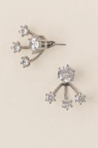 Francesca's June 1k Post Stud Earring - Crystal