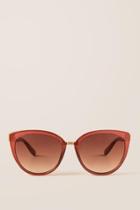 Francesca Inchess Monice Cat-eye Sunglasses In Brown - Brown