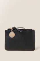 Francesca's Anya Coin Pouch In Black - Black