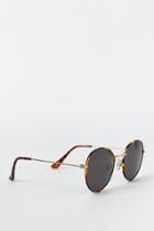 Francesca's Dalton Round Sunglasses - Bronze