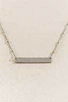 Francesca Inchess Samantha Bar Pendant In Silver - Silver
