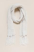 Francesca's Fargo Solid Oblong Scarf - Ivory