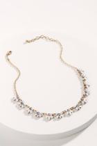 Francesca's Nev Floral Cluster Necklace - Ivory