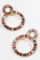 Francesca's Janice Pastel Rainbow Statement Earrings - Multi