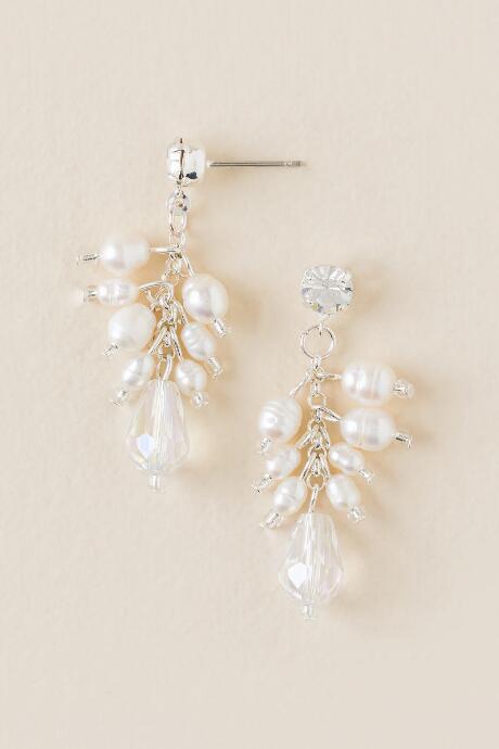 Francesca's Curated Collection Pearl Drop Earring - Ivory