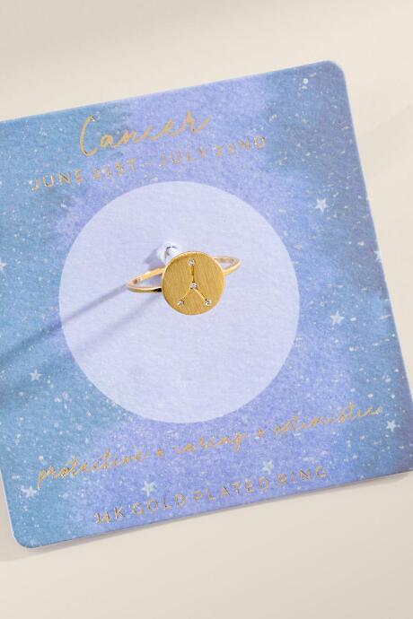 Francesca's Cancer Constellation Ring - Gold