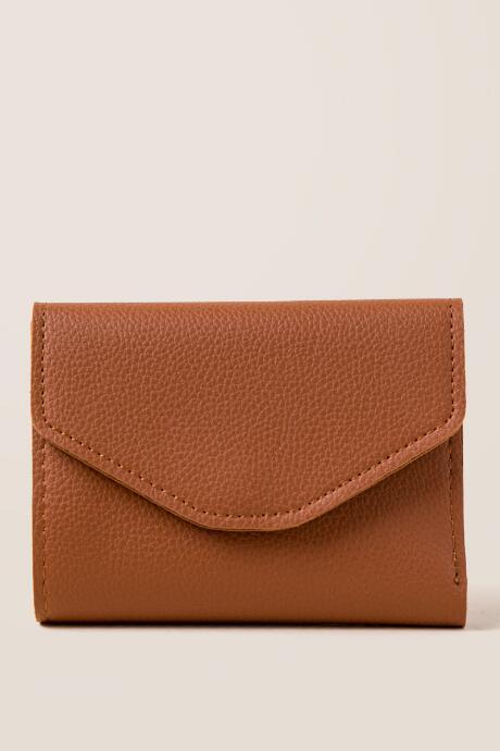 Francesca's Lacy Mini Wallet - Brown