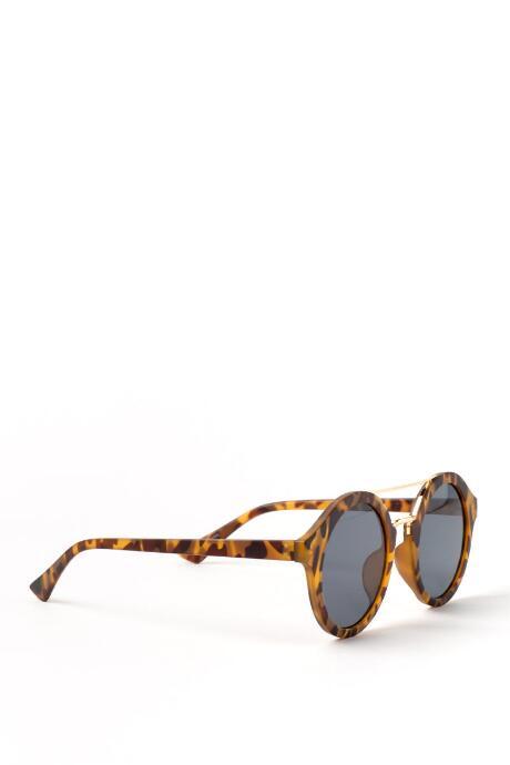 Francesca Inchess Lori Round Tort Sunglasses - Tortoise