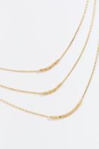 Francesca's Irene Beaded Multi-strand Necklace - Gold
