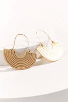 Francesca's Wendie Crescent Hoop Earring - Gold
