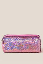 Francescas Willa Reversible Cosmetic Bag - Pale Pink