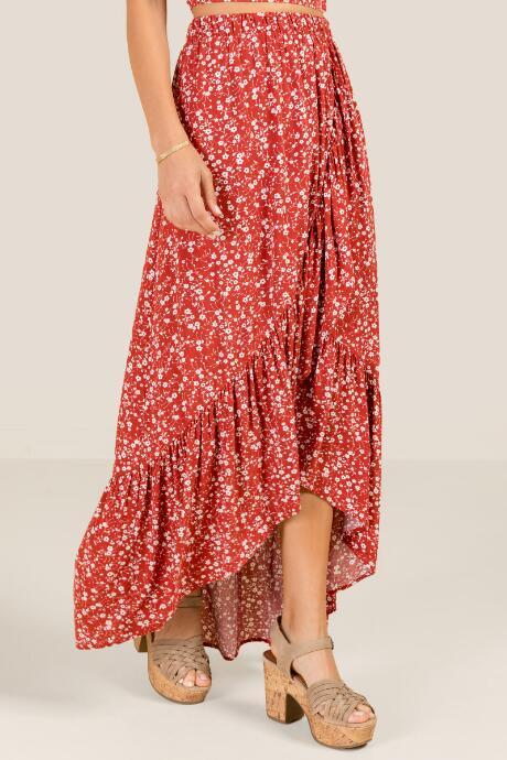 Francesca's Mckale Maxi Skirt - Cinnamon