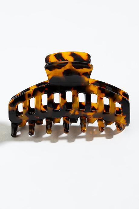 Francesca's Sally Large Tort Hair Clip - Amber
