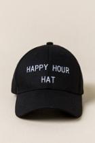 Francescas Happy Hour Baseball Hat - Black