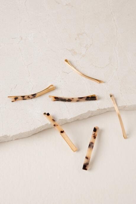 Francesca's Natalie Acetate Salon Clips In Tort - Tortoise