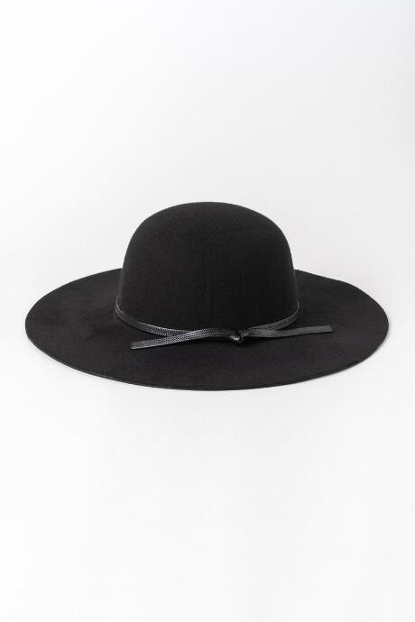 Francesca's Rachel Round Crown Floppy Hat - Black