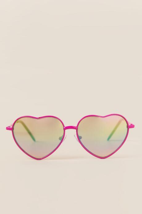 Francesca's Kids Heart Shape Sunglasses - Pink